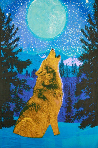 Tapestries Glow in the Dark - Wolf - Tapestry 007507