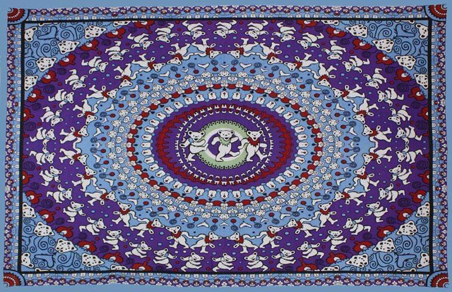 Tapestries Grateful Dead - Blue Bears - Tapestry 000247