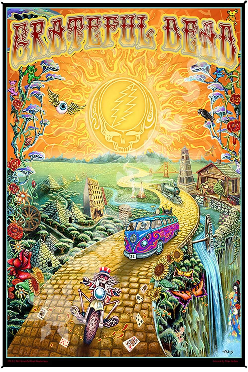 Tapestries Grateful Dead - Golden Road - Tapestry 102235