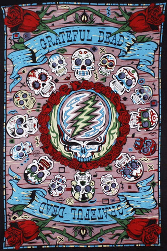 Tapestries Grateful Dead - Mexicali Skulls - Tapestry 100007