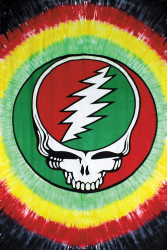 Tapestries Grateful Dead - Rasta Steal Your Face - Tapestry 100004