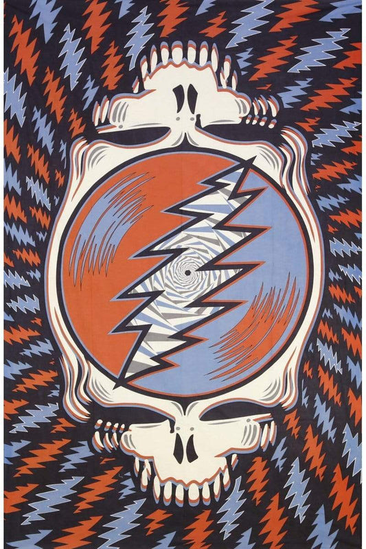 Tapestries 30 x 45" Grateful Dead - Spin Your Face - Red, White and Blue - Tapestry 200020