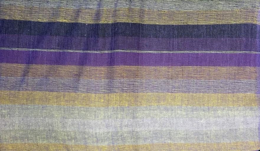 Tapestries Madras Striped - Purple and Gold - Tapestry 009605