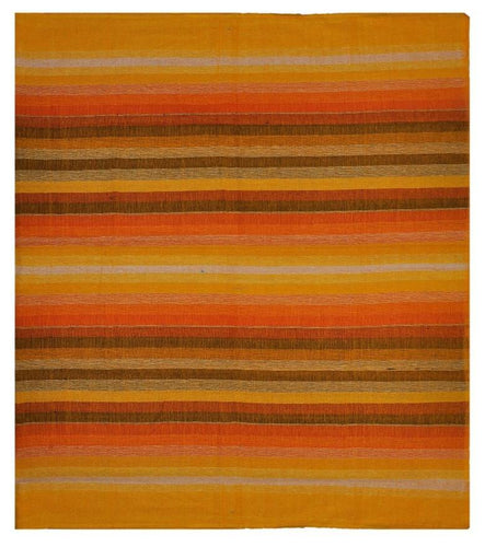 Tapestries Madras Striped - Yellow and Orange - Tapestry 100053
