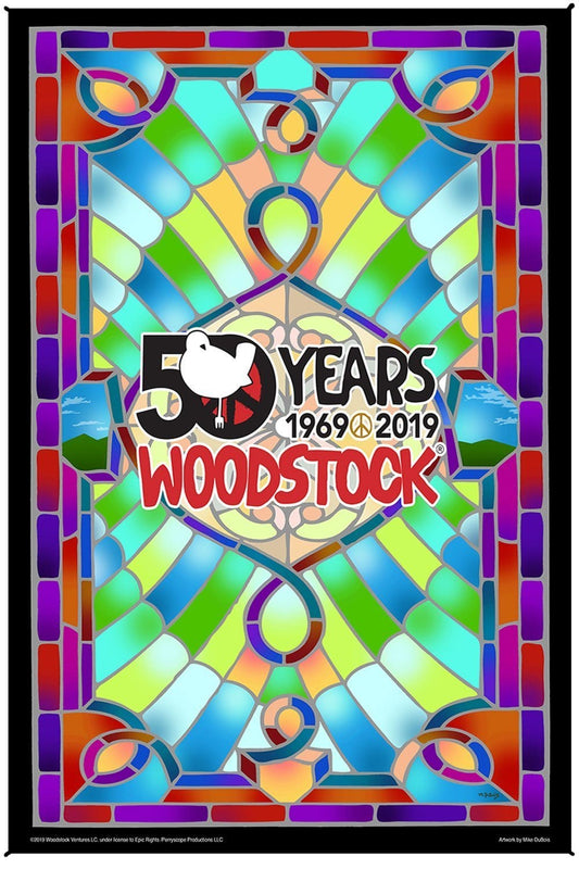 Tapestries Mike Dubois - Woodstock - Stained Glass - Tapestry 100094