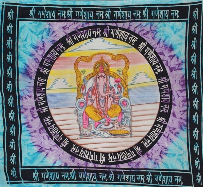 Tapestries Om Ganesh - Tie-Dye - Tapestry 101318