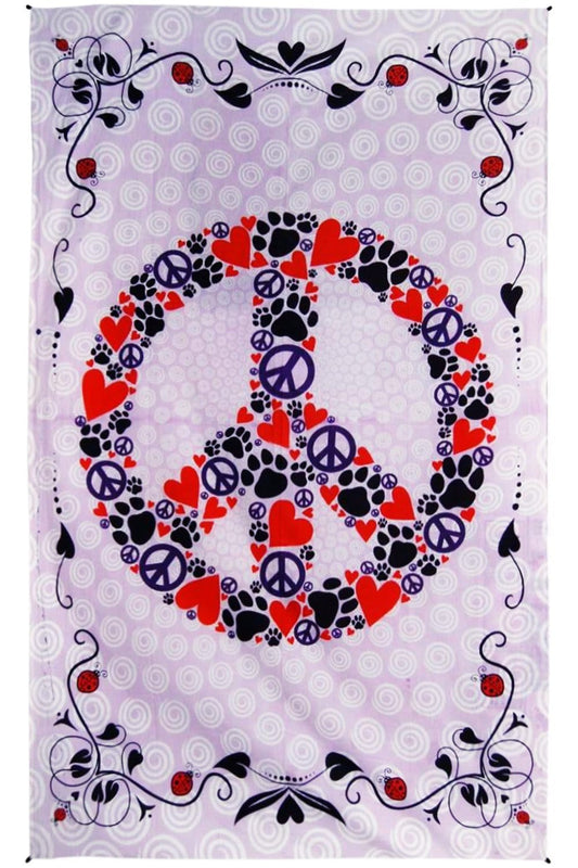 Tapestries Paws for Peace - Tapestry 100021