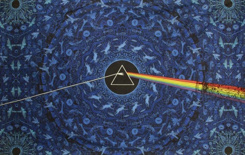 Tapestries blue Pink Floyd - Dark Side of the Moon Lyrics - Tapestry 006923