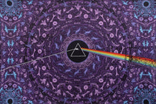 Load image into Gallery viewer, Tapestries purple Pink Floyd - Dark Side of the Moon Lyrics - Tapestry 007434
