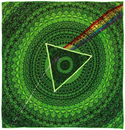 Tapestries Pink Floyd - Dark Side of the Moon Shadow - Green - Small Tapestry 100099