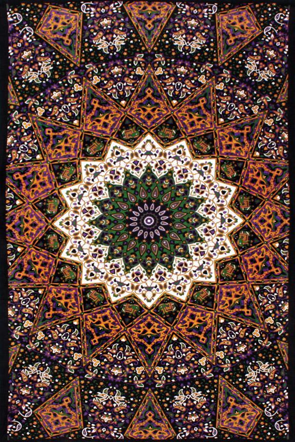 Tapestries Purple India Star - Tapestry ta-114