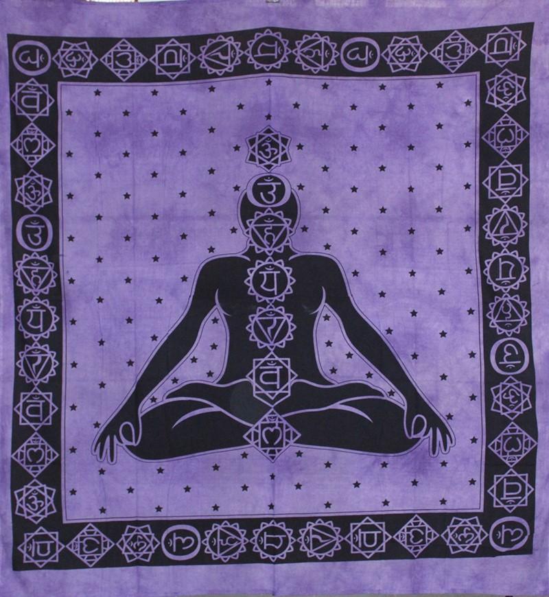 Tapestries Seven Chakras - Purple - Tapestry 101086