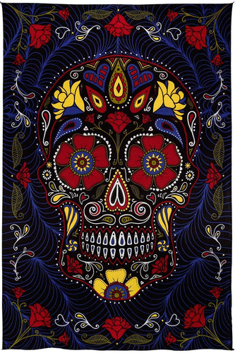 Tapestries Sugar Skull - Black - Tapestry 100027