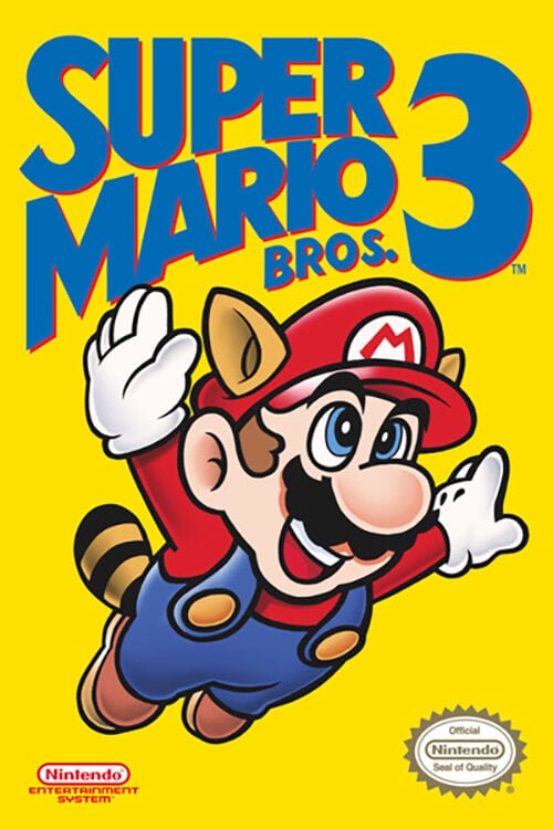 Tapestries Super Mario Bros 3 - Classic Cover Art - Poster 102867