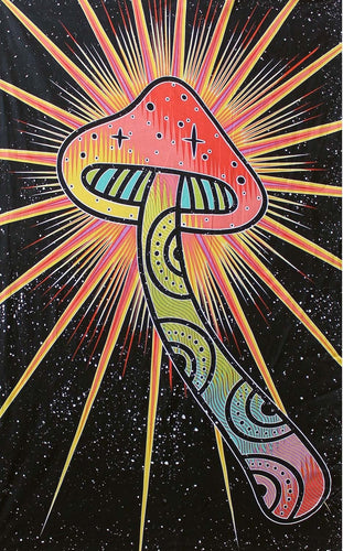 Tapestries Taylar McRee - Space Mushroom - Tapestry 103363