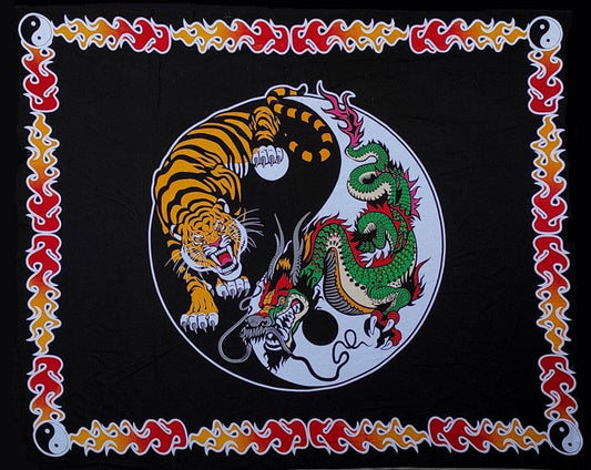 Tapestries Tiger Dragon Yin-Yang - Tapestry 102571