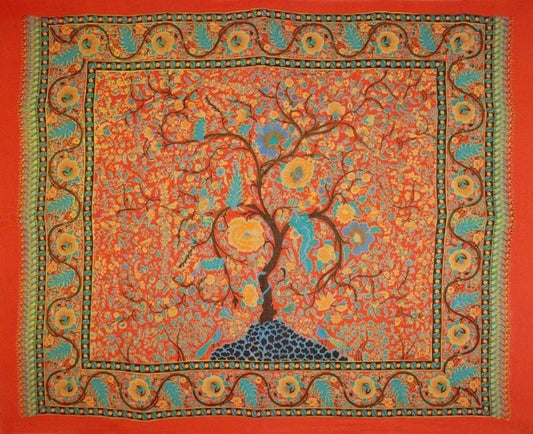 Tapestries Tree of Life - Red - Tapestry 100061