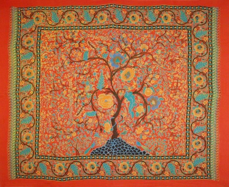 Tapestries Tree of Life - Red - Tapestry 100061