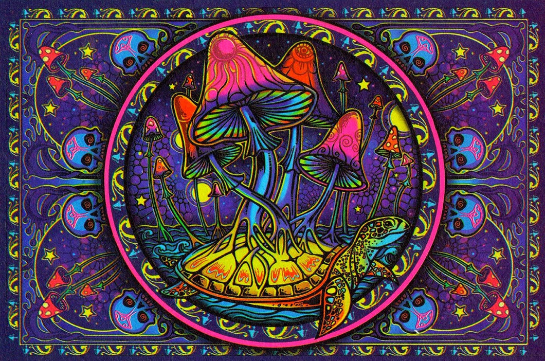 Tapestries Trippy Magic Mushroom - Tapestry