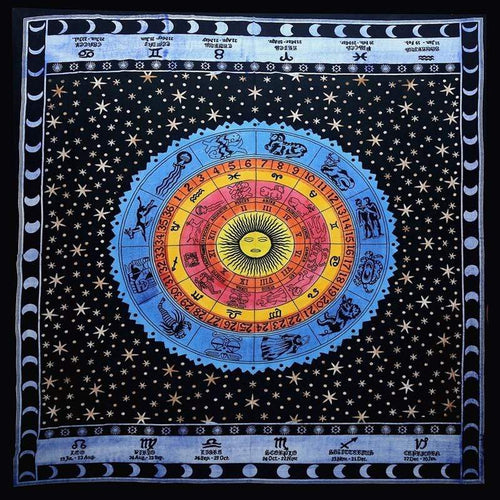 Tapestries Zodiac Galaxy - Blue Fade - Tapestry 101572
