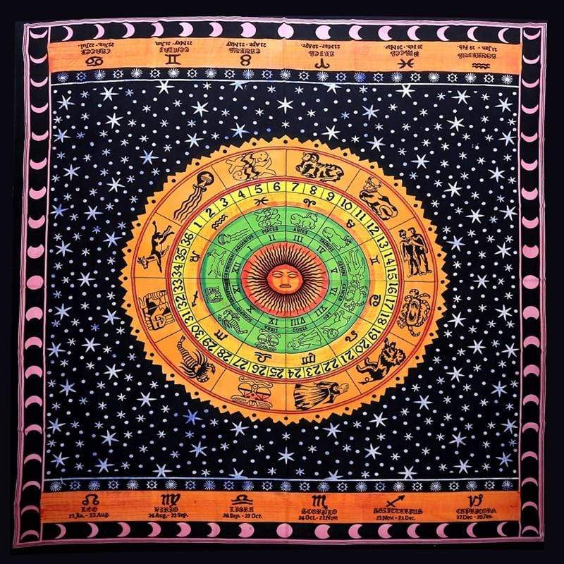 Tapestries Zodiac Galaxy - Orange Fade - Tapestry 101571